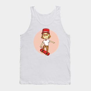 Skate Illustration Tank Top